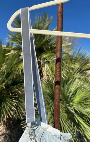 Lychee Label Overalls Studded Ripped Shorts S