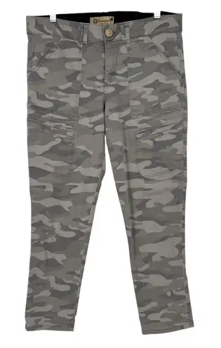 Democracy "Ab"Technology Camouflage Multi-pocket Pants Gray Size 10
