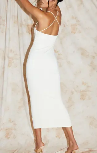 Pretty Little Thing White Maxi Dress