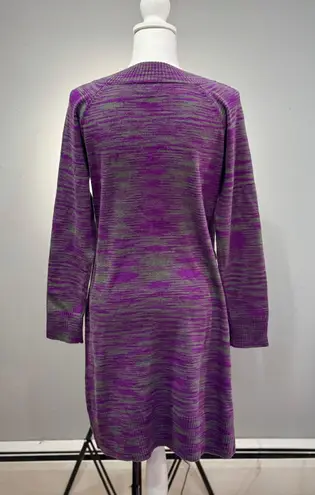 AB Studio CLEARANCE! Purple/Gray Sweater Dress Size M EUC