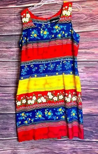 Sag Harbor Multi-Colored Dress. Size 14.