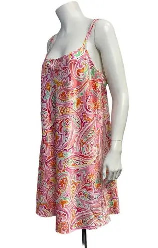 Ralph Lauren Lauren  Women's L Sleepwear Double Strap Dress Floral Paisley Slip