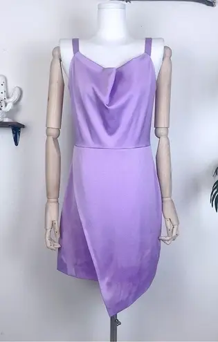 Elliatt Katherine Draped Mini Dress - Lilac