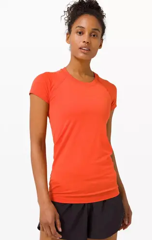 Lululemon Swiftly Tech Short Sleeve Orange