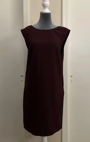 BB Dakota 🔷  Women's Burgundy Shift Dress Low Back