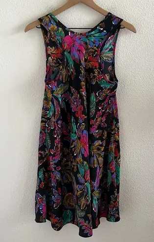 Roberta Oaks Hawaii Art To Wear Aloha Floral Dress Made in Hawaii Medium