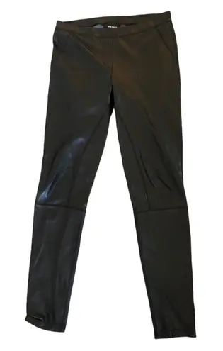 Wilfred Free vegan leather women's black leggings size Medium