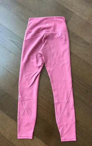 Lululemon pink in movement leggings