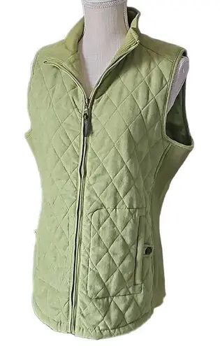 Cali and York Soft lightly quilted Vest Jacket. Green Size L