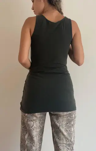 Esprit Dark Forest Green Stretch Tank Top