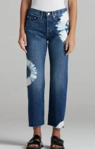 NWT Edwin Free People Kali Bleached
Vintage Straight Ankle Jeans $208 Blue Size 25