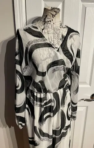 VA VA VOOM Vintage y2k Abstract Print Wrap V