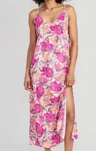 Floral maxi Dress NWT Pink Size M