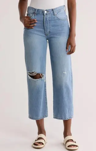 NWT Etica Altin Loose Crop Jeans Ithaca Wash Size 25 Blue