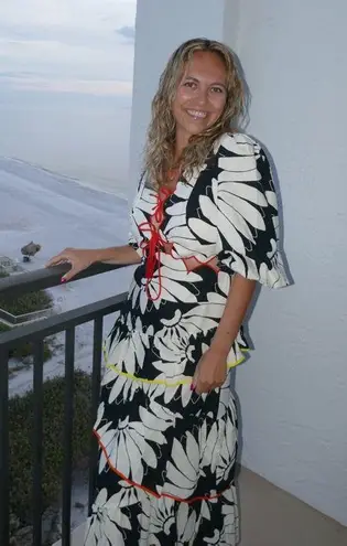 Farm Rio Cut Out Maxi Dress