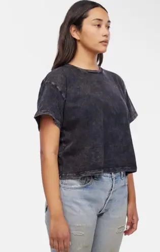 Lacausa - NWT - Boxy Tee | Black Mineral Wash - Sz Small | 100% Organic Cotton