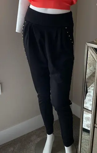 Laurie & Joe Studded Tapered Pant Black