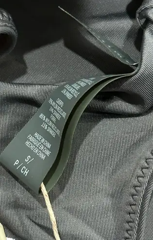 SKIMS Signature Swim Scoop neck tank bikini top Gunmetal S NWT ( sold out)