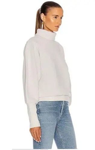 AGOLDE  Extended Rib Balloon Turtleneck Off-White Sweatshirt Women's Size XS