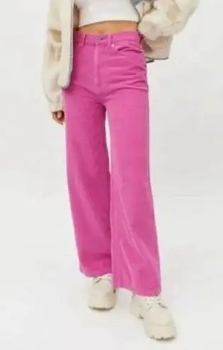 BDG NWT  high and wide corduroy pants pink 30