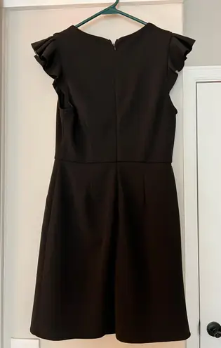 She & Sky Fitted Black Dress