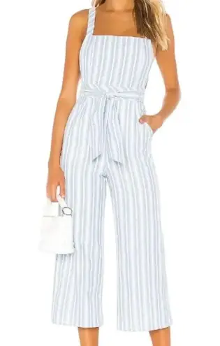 Majorelle Francis Women's Size XS Blue Chambray Cropped Jumpsuit