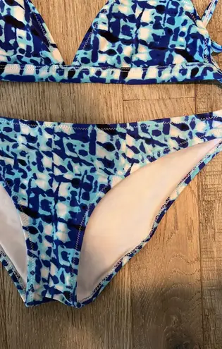 Cupshe Tie Dye Triangle Bikini 