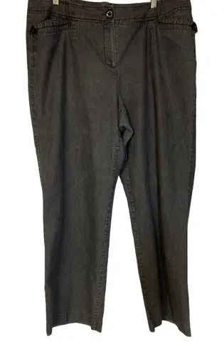 Larry Levine , Jeans, Gray, Petite, Women’s, 2X, 20W