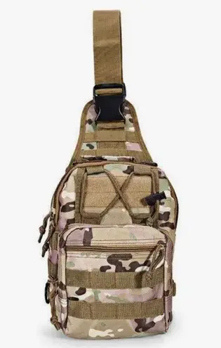 Desert Camo Crossbody Bag Brown