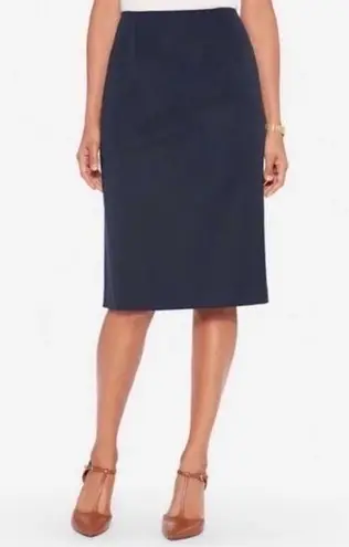 Pendleton Blue Midi A-Line Wool Skirt for Work