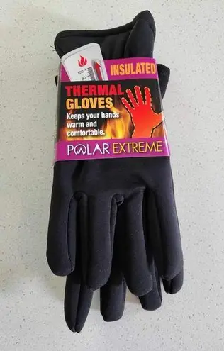 Polar Extreme Black New Thermal Gloves M/L