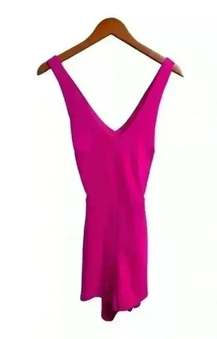 Celebrity Sky pink shorts romper size small.