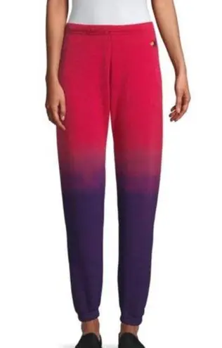 Aviator Nation : Hot Pink Ombré Sweatpants Joggers