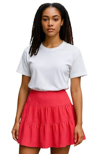 Gottex GoettX Coral Pink Eyelet Skort Size S β NWT Athletic Skirt with Shorts