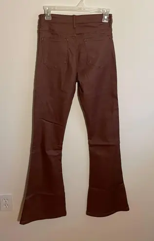 Edikted Brown Leather Pants