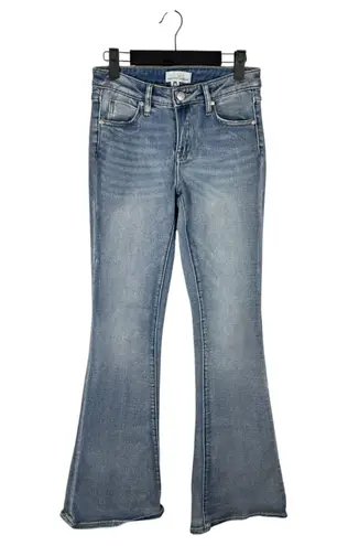 Austin Landing Rhinestone Butterfly Back Embellished Flare Jeans 90s Women's 3 Blue Size undefined