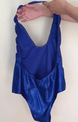 rolita couture blue rave festival suit Size XS
