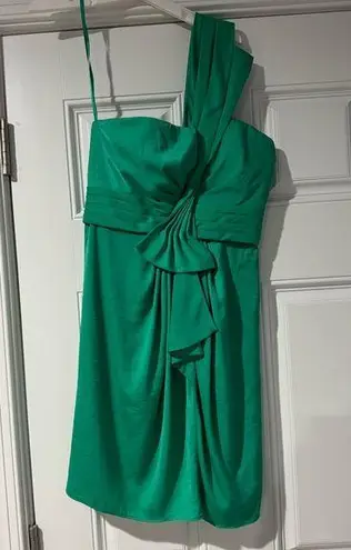 BCBGMAXAZRIA Bow Sleeve Cocktail Dress