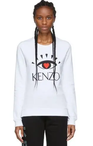 Kenzo Eye Print Cotton Jersey Sweatshirt Size M