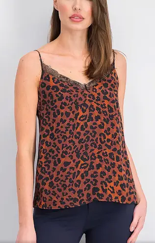 Mango leopard print tank