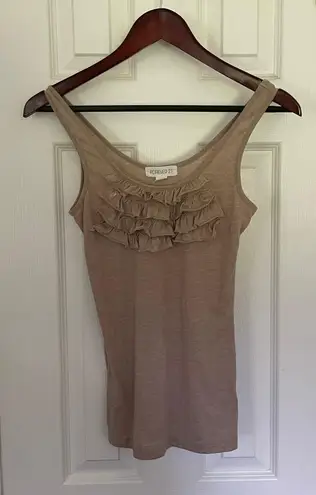 Xxi Y2K Ruffle Tank Blouse