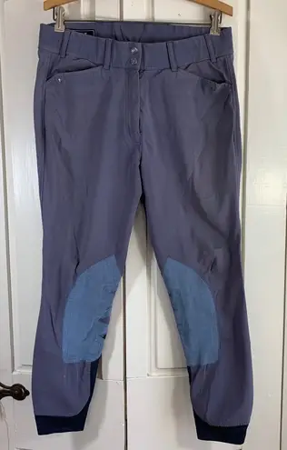 Ariat FLAWS  Women's Riding Breeches Size 32R Grey Knee Patch Equestrian Pants thumbnail 1