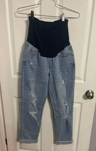 Savi Parker Maternity Slim Girlfriend Jeans Size M New Blue