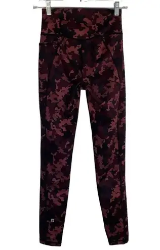 Sweaty Betty Full Length Super Sculpt Leggings Rust Camo Size Small