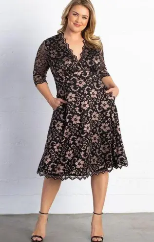 Mon Cheri KIYONNA Lace Cocktail Dress new medium midi womens
