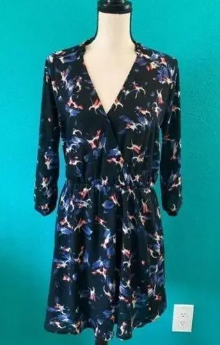 Lush Clothing Lush dress with a cute pink and blue pattern in size medium