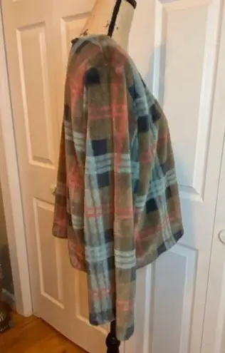 Est. 1946 Faux Fur Plaid Jacket by  Size Large