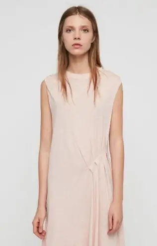 ALLSAINTS ππ Duma Dress Pleated Asymmetric Pink
