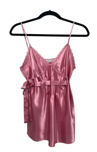 Vintage Pink Satin Camisole