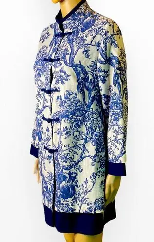 Soft Surroundings toile linen jacket /Tunic S